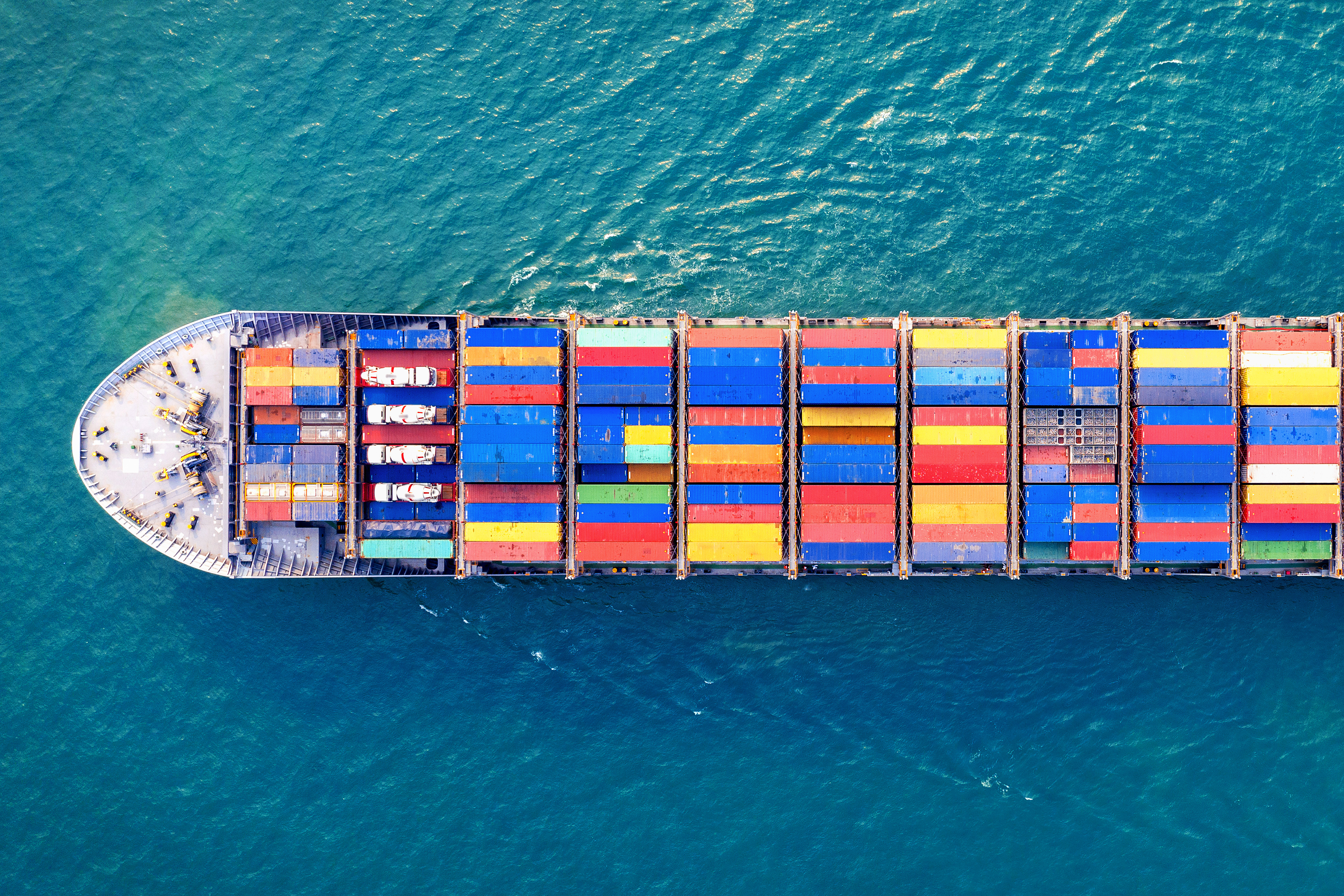 Container em porto